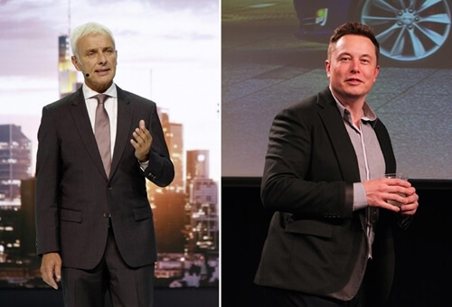 Presidente do Grupo VW ataca violentamente a Tesla!
